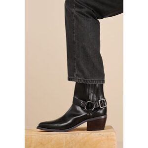 Lulus Karson Dark Brown Distressed Moto Ankle Boots - Size 8